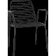 Стул Stool Group Дели с подлокотниками LV-107-9005 металл черный