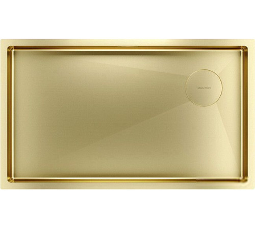 Кухонная мойка Paulmark NEXT-SKEW 74 Uni PM887444-BG золото/брашированное золото