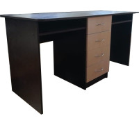 Стол Компас мебель КС-003-09 венге темный/дуб молочный