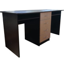 Стол Компас мебель КС-003-09 венге темный/дуб молочный