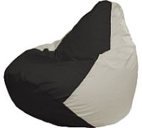 Кресло-мешок Flagman Груша Супер Мега 4XL Г5.1-392 черный/белый