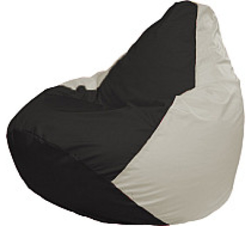 Кресло-мешок Flagman Груша Супер Мега 4XL Г5.1-392 черный/белый