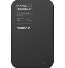 Внешний аккумулятор Momax Q.Mag X2 Magnetic IP133 20000mAh черный