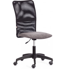 Офисное кресло TetChair 29/W-11 флок/ткань серый/черный