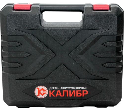 Дрель-шуруповерт Калибр ДА-12/2А с 2-мя АКБ, кейс