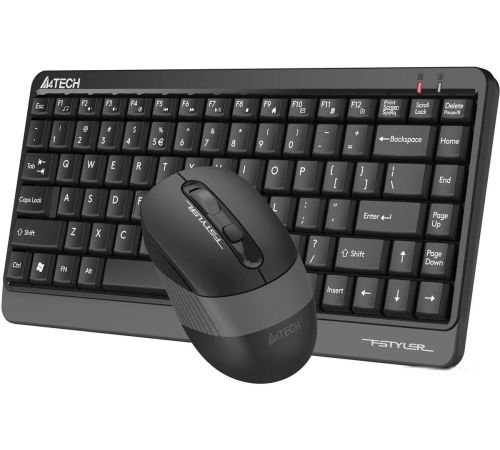 Офисный набор A4Tech Fstyler FG1110 черный/серый