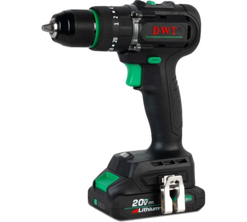 Ударная дрель-шуруповерт DWT ASBP-20 DNG-2 BMC с 2-мя АКБ, кейс