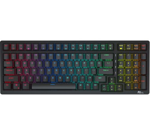 Клавиатура Royal Kludge RK98 RGB черный, RK Red