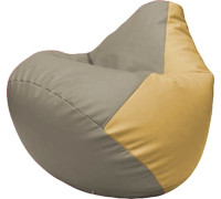 Кресло-мешок Flagman Груша Макси Г2.3-0213 светло-серый/бежевый