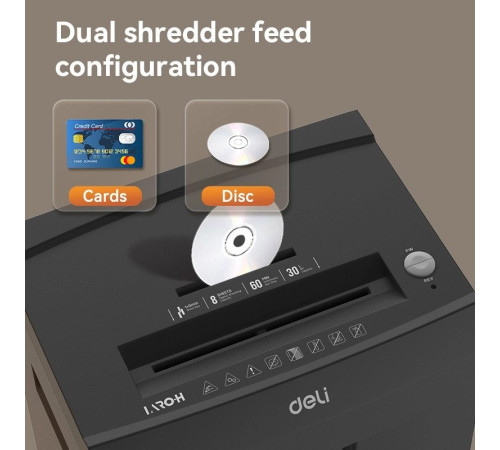 Шредер Deli ET098