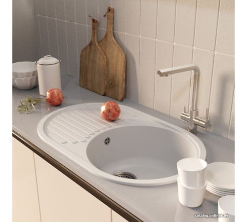 Кухонная мойка Mixline ML-GM16 551930 белый