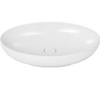 Умывальник Belux Алекс 700 Эллипс 18, белый матовый/Solid Surface