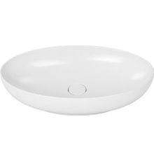 Умывальник Belux Алекс 700 Эллипс 18, белый матовый/Solid Surface