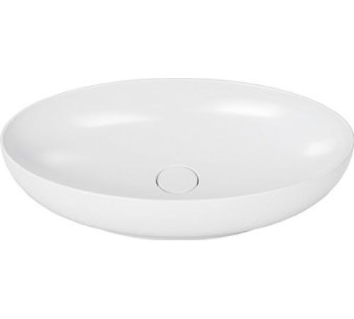 Умывальник Belux Алекс 700 Эллипс 18, белый матовый/Solid Surface