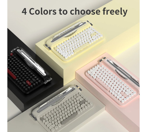 Клавиатура Ajazz AF84 белый/серый