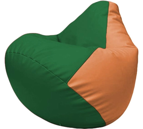 Кресло-мешок Flagman Груша Макси Г2.3-0120 зелёный/оранжевый
