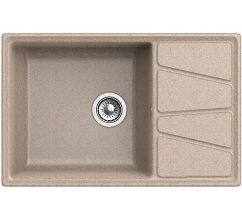 Кухонная мойка GranFest GF-V-780L песочный