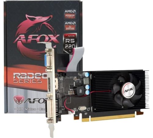 Видеокарта AFOX Radeon R5 220 1GB DDR3 AFR5220-1024D3L5