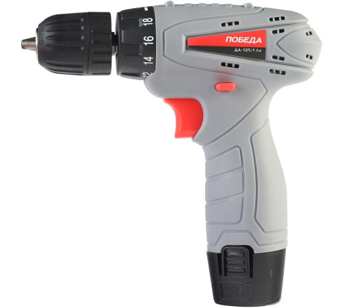 Дрель-шуруповерт Победа ДА-12П/1 Ли с 1-м АКБ