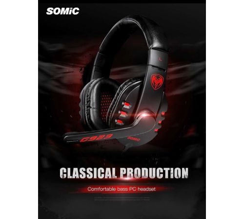 Наушники Somic G923 черный