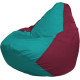 Кресло-мешок Flagman Груша Макси Г2.1-314 бордовый/бирюзовый