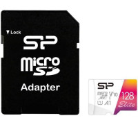 Карта памяти Silicon-Power Elite microSDXC SP128GBSTXBV1V20SP 128GB с адаптером