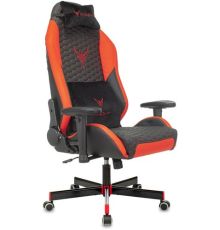 Игровое геймерское кресло Knight Neon черный/красный экокожа