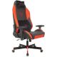 Игровое геймерское кресло Knight Neon черный/красный экокожа