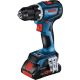 Дрель-шуруповерт Bosch GSR 18V-90 C Professional 06019K6006 с 2-мя АКБ 5 Ач, кейс