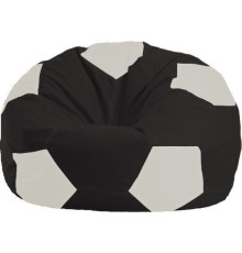 Кресло-мешок Flagman Мяч Стандарт М1.1-392 черный/белый