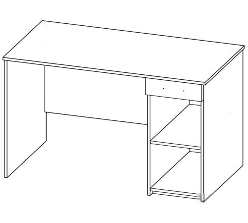 Стол Mio Tesoro Кастор 116x65 2.03.06.030.5 дуб венге