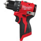 Дрель-шуруповерт Milwaukee M12 BLDDRC-202C 4933499686 с 2-мя АКБ, кейс