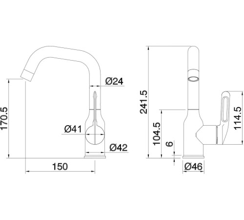 Смеситель Ekko E4065