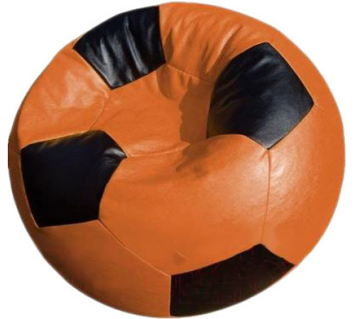 Кресло-мешок Flagman Мяч Стандарт М1.3-2016 оранжевый/черный