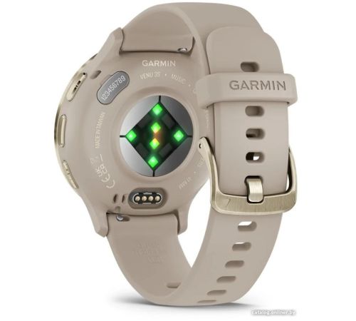 Умные часы Garmin Venu 3S френч-грей, с силиконовым ремешком