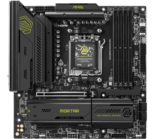 Материнская плата MSI MAG B850M Mortar WiFi