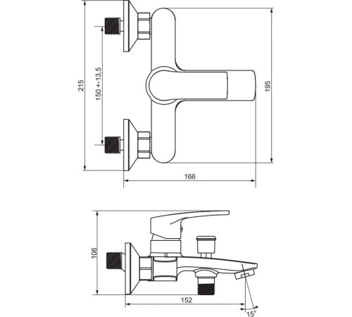 Смеситель Damixa Eclipse 481000000