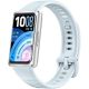 Фитнес-браслет Huawei Band 11 Pro серебристый, с голубым силиконовым ремешком, международная версия