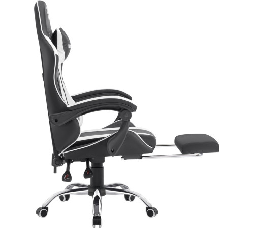 Игровое геймерское кресло Defender Tios черный/белый