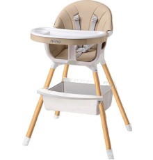 Высокий стульчик Nino Lark бежевый