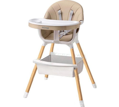 Высокий стульчик Nino Lark бежевый