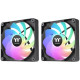 Комплект вентиляторов для корпуса Thermaltake CT140 Sync Reverse ARGB 2-Fan Pack CL-F174-PL14SW-A