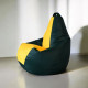 Кресло-мешок Mio Tesoro Груша Kombo XXL GF-130x85-ZZH зеленый/желтый