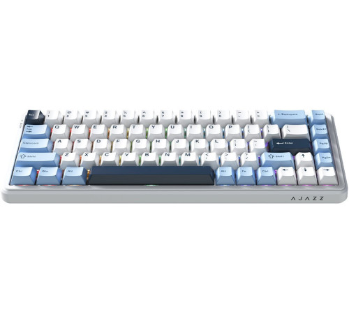 Клавиатура Ajazz AK680 Max белый/голубой/темно-синий