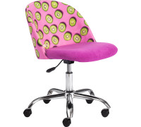 Кресло TetChair Melody Botanica 06 kiwi/138 ткань/флок, фиолетовый