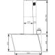 Кухонная вытяжка CENTEK CT-1829-60 белый