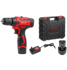 Дрель-шуруповерт Wortex BD 1220 Li 1329356 с 2-мя АКБ, кейс