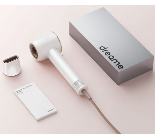 Фен Dreame Hairdryer Glory AHD6A-WH с переходником на евровилку, белый