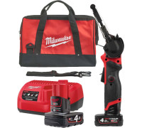 Ленточная шлифмашина Milwaukee M12 Fuel FBFL13-402B с 2-мя АКБ, сумка