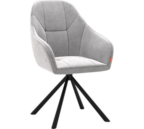 Стул Памир Босс F80 поворотный серый минт/черная опора